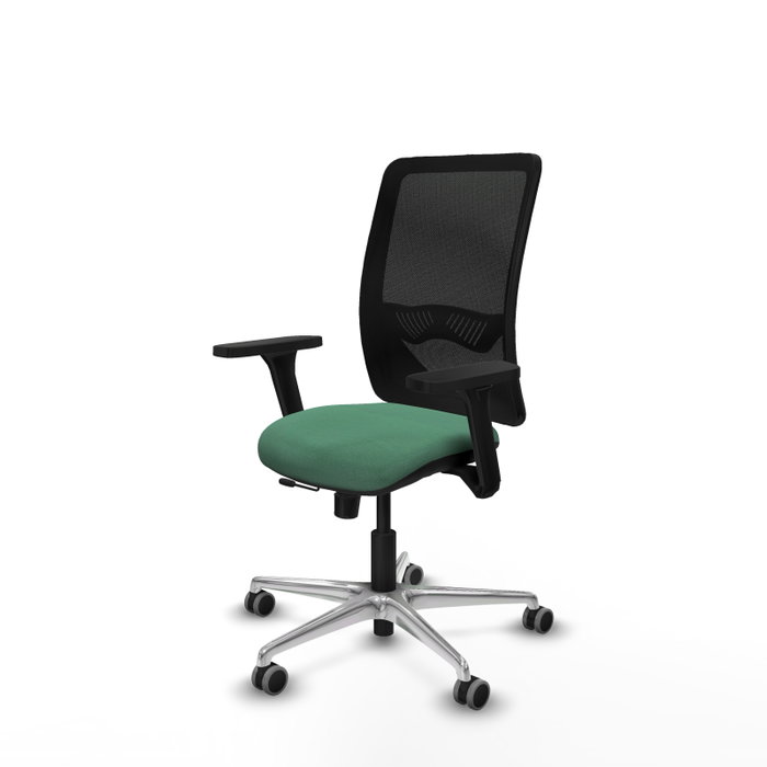 PIQUERAS Y CRESPO Silla de oficina Zulema Verde esmeralda y Negro