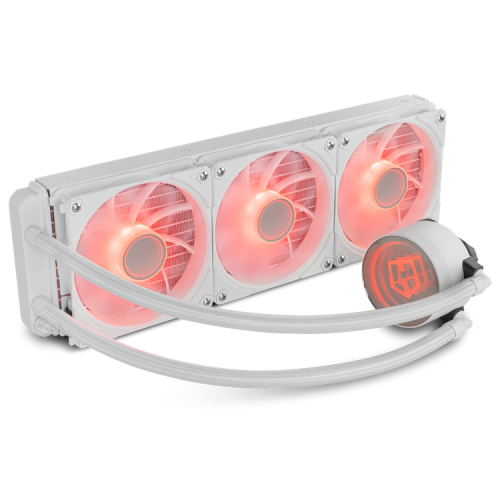 NOX NXHUMMERM360ARGBW Refrigeración Líquida Todo en Uno Blanco ARGB 3x12cm