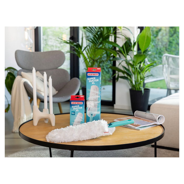 Leifheit Superduster XL Recambio de Microfibra para Plumero, 1 unidad de color neutro/no especificado (Lavable a 40 °C)​
