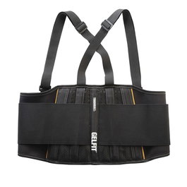 Toughbuilt Faja Lumbar con Acolchado Gelfit Talla M (81-96 cm), Transpirable y Ajustable, Puntos de Tensión Reforzados