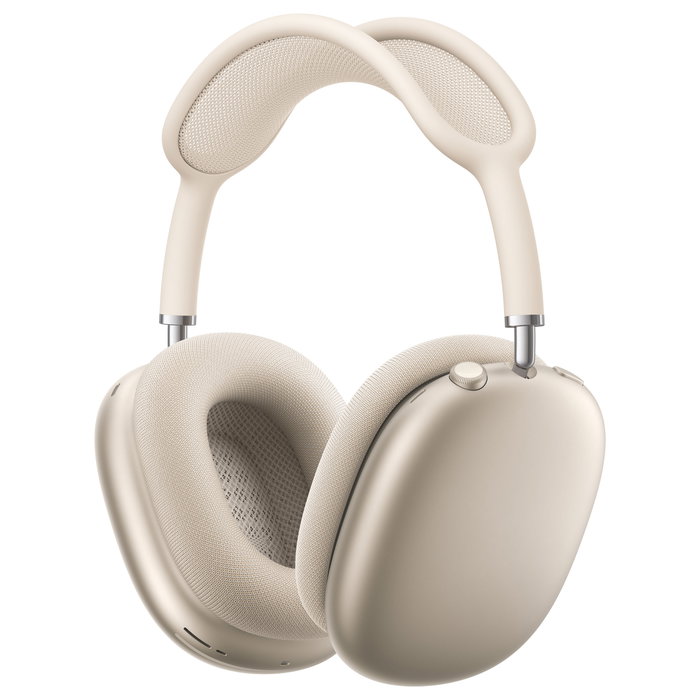 Apple AirPods Max Auriculares Diadema Inalámbricos Bluetooth 5.0 con Cancelación Activa de Ruido, Audio Espacial Personalizado y Siri, Color Beige Starlight Apple AirPods Max Auriculares Diadema Inalámbricos Bluetooth 5.0 con Cancelación Activa de Ruido, Audio Espacial Personalizado y Siri, Color Beige Starlight