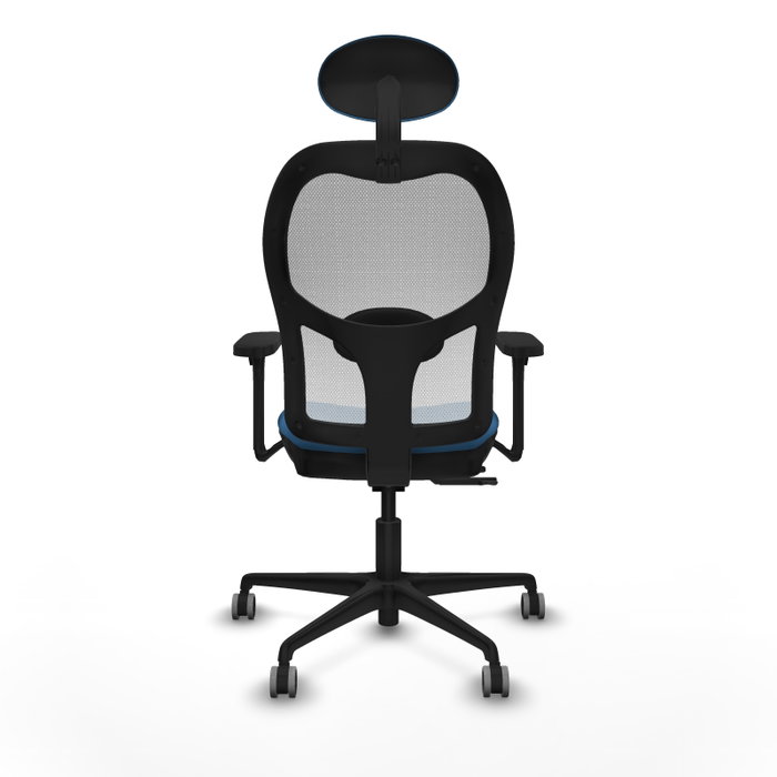 PIQUERAS Y CRESPO Silla de oficina Jorquera con mecanismo Sincro/Traslack, Azul claro y Blanco PIQUERAS Y CRESPO Silla de oficina Jorquera con mecanismo Sincro/Traslack, Azul claro y Blanco