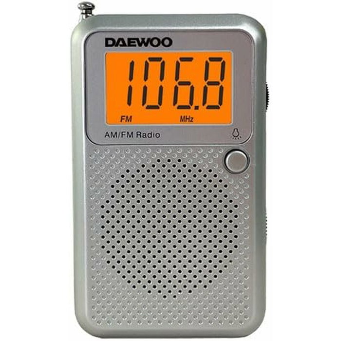 Daewoo Radio Portátil DW1115 Gris