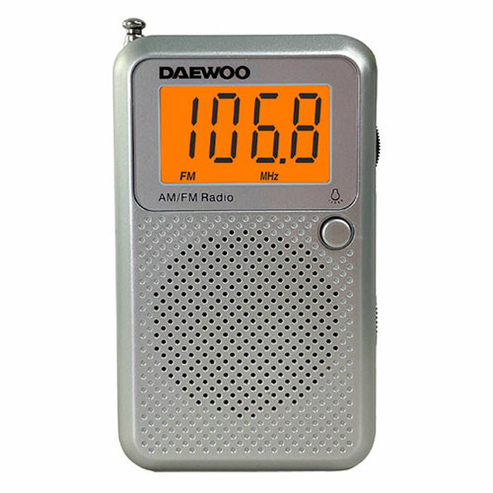 Daewoo Radio Portátil DW1115 Gris
