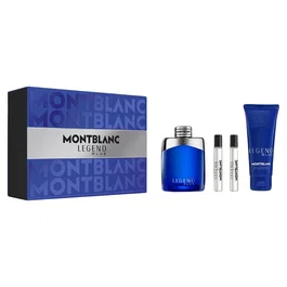 Montblanc Legend Blue Eau de Parfum para Hombre - Set de 4 piezas
