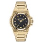 Versace VE3I00522 Reloj Analógico Dorado con Esfera Negra