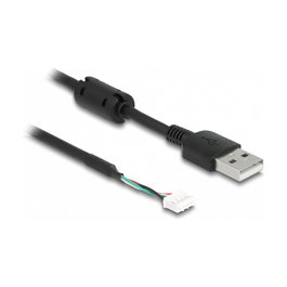 DELOCK Cable USB 2.0 4-Pin SMT Macho para Módulos de Cámara V7, 1.5 Metros, Negro