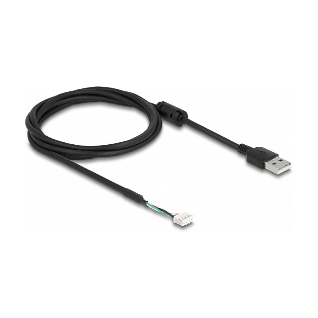 DELOCK Cable USB 2.0 4-Pin SMT Macho para Módulos de Cámara V7, 1.5 Metros, Negro