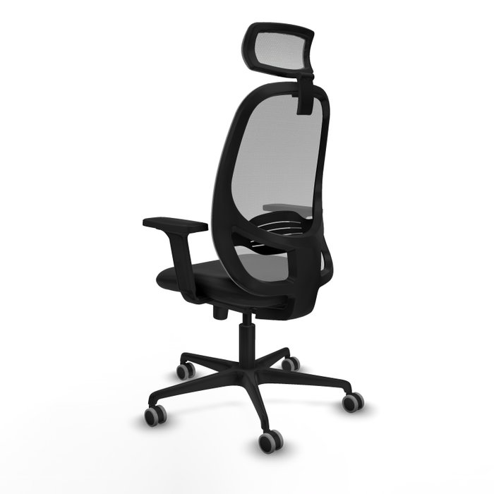 PIQUERAS Y CRESPO Silla de oficina Cilanco con mecanismo Sincro, Negro y Gris