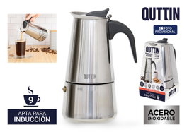 Quttin Cafetera de Inducción de 9 Servicios