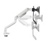 Neomounts DS75S-950WH2 Brazo de monitor doble 17-32 pulgadas Blanco
