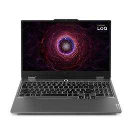 Lenovo LOQ 15ARP9 Portátil Gaming 15.6" FHD, AMD Ryzen 7 7435HS, 24GB DDR5, 512GB SSD, NVIDIA GeForce RTX 4050, Wi-Fi 6, Español, Gris