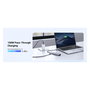 UGREEN 15596 Base para Portátil y Replicador de Puertos USB 3.2 Gen 1 Type-A + Type-C Aluminio