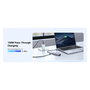 UGREEN 15596 Base para Portátil y Replicador de Puertos USB 3.2 Gen 1 Type-A + Type-C Aluminio