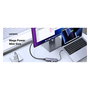 UGREEN 15596 Base para Portátil y Replicador de Puertos USB 3.2 Gen 1 Type-A + Type-C Aluminio