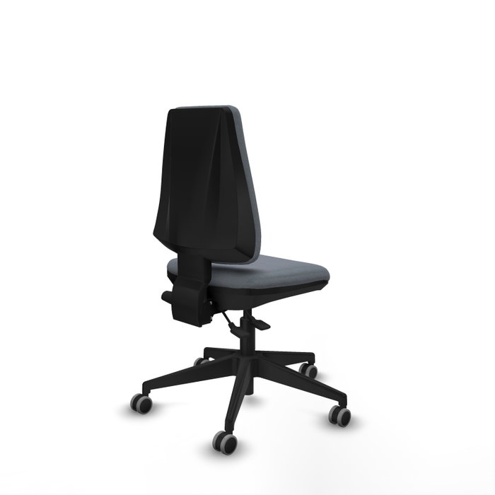 PIQUERAS Y CRESPO Silla de oficina Elche Gris con mecanismo Asincro y sin brazos PIQUERAS Y CRESPO Silla de oficina Elche Gris con mecanismo Asincro y sin brazos