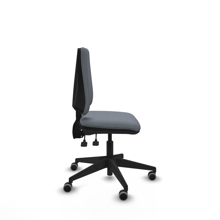 PIQUERAS Y CRESPO Silla de oficina Elche Gris con mecanismo Asincro y sin brazos PIQUERAS Y CRESPO Silla de oficina Elche Gris con mecanismo Asincro y sin brazos