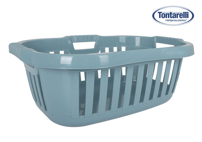 Inde Cesta Ropa Ergonomica "Hipster" Azul 50L 66x44x25 cm (6 Unidades)