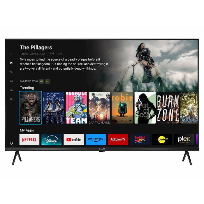 Sharp 43GK4245E Smart TV 4K Ultra HD 43 pulgadas Negro
