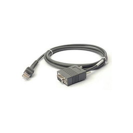 Zebra CBA-R01-S07PBR Cable de datos RS232 de 2,1336 m gris