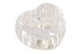 DKD Home Decor Decoracion Luminosa Basicos Transparente 5 x 3 x 6 cm (12 Unidades) Led Plastico Corazon