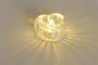 DKD Home Decor Decoracion Luminosa Basicos Transparente 5 x 3 x 6 cm (12 Unidades) Led Plastico Corazon