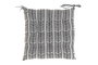Cojin Silla Boho DKD Home Decor Blanco Negro 43 x 5 x 43 cm