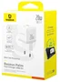 Baseus Palm Fast Charger 20W USB-C + USB-A Moon White