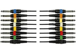 YELLOWCAB Cable 8 Jacks Mono Macho a 8 Jacks Mono Macho 5 Metros