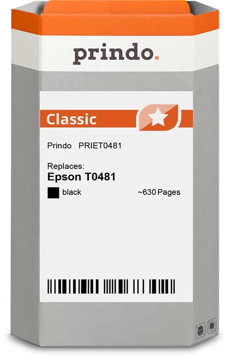 Prindo Cartucho de tinta negro PRIET0481 Classic Prindo Cartucho de tinta negro PRIET0481 Classic