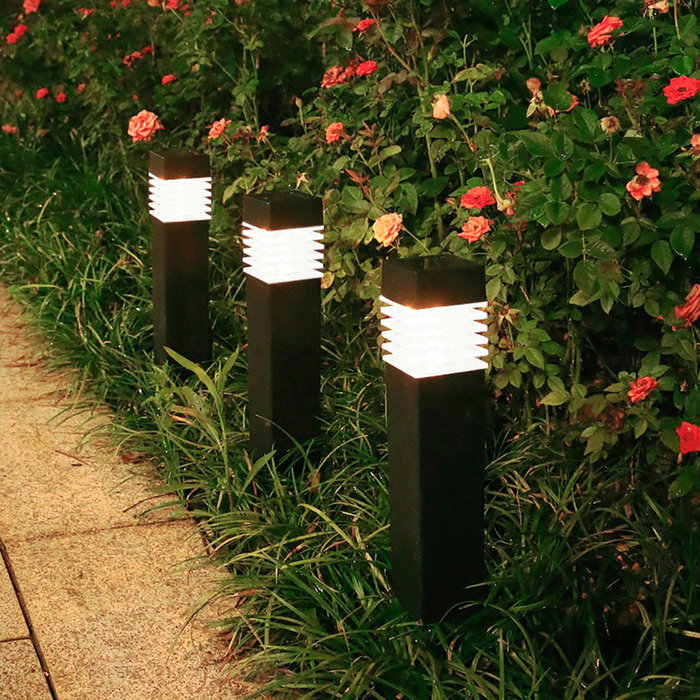 AKTIVE-PK Pack de 4 balizas de jardín