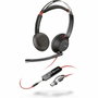 HP Poly Blackwire 5220 STEREO USB-C + Conector de 3,5 mm + Adaptador USB-C/A