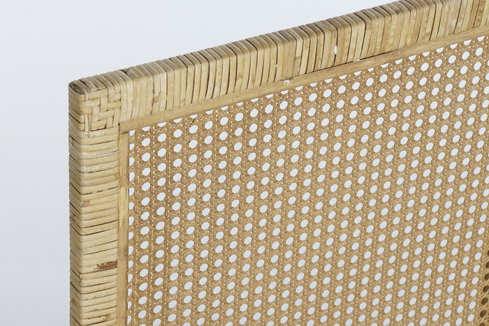DKD Home Decor Cabecero de Ratán Marrón para Cama de 135-150 cm