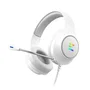 Zalman ZM-HPS310 WH Auriculares Gaming para PC, Diadema Alámbrico USB, Blanco, RGB, Frecuencia 20-20000 Hz, Micrófono Boom, Cable 2.2 m