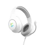 Zalman ZM-HPS310 WH Auriculares Gaming para PC, Diadema Alámbrico USB, Blanco, RGB, Frecuencia 20-20000 Hz, Micrófono Boom, Cable 2.2 m
