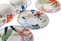 DKD Home Decor Set de Taza y Plato de Porcelana Surtido