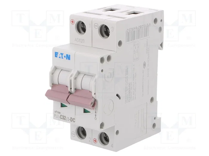 EATON ELECTRIC PL7-C32/2-DC Interruptor magnetotérmico 32A 2 polos EATON ELECTRIC PL7-C32/2-DC Interruptor magnetotérmico 32A 2 polos