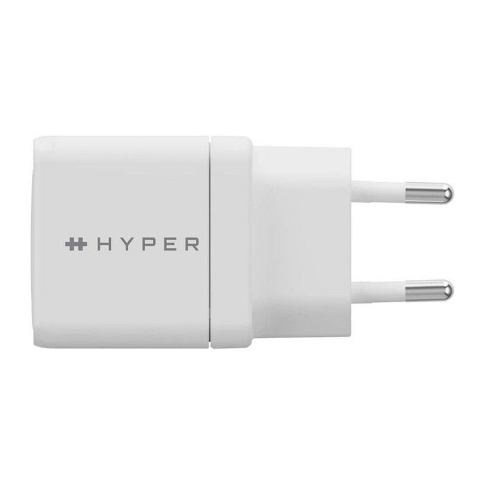 HYPER HJG35EU Cargador USB-C GaN 35W Blanco 2 Puertos