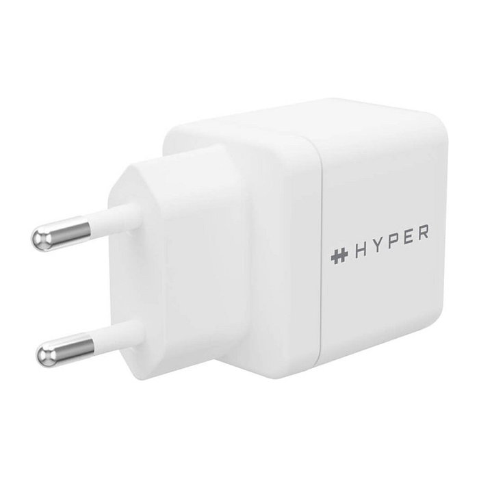 HYPER HJG35EU Cargador USB-C GaN 35W Blanco 2 Puertos