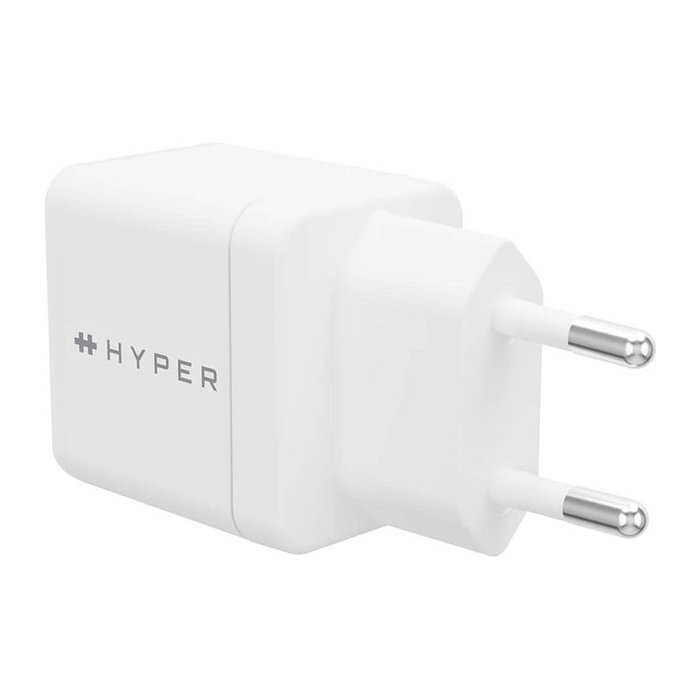 HYPER HJG35EU Cargador USB-C GaN 35W Blanco 2 Puertos