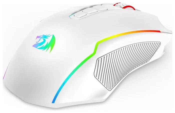 Redragon M914W-RGB NIX Ratón Inalámbrico Gaming RGB Blanco 5000 DPI