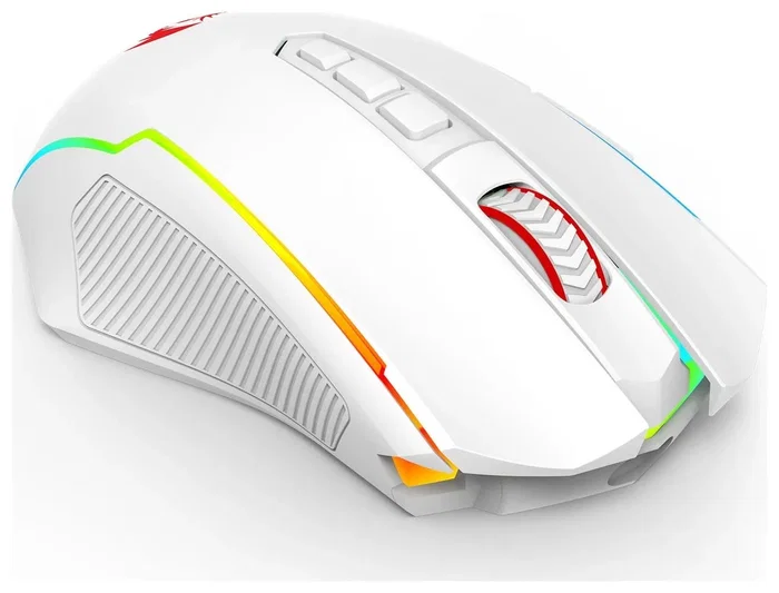 Redragon M914W-RGB NIX Ratón Inalámbrico Gaming RGB Blanco 5000 DPI