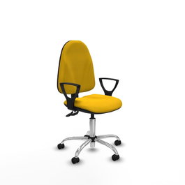PIQUERAS Y CRESPO Silla de oficina Algarra Amarillo