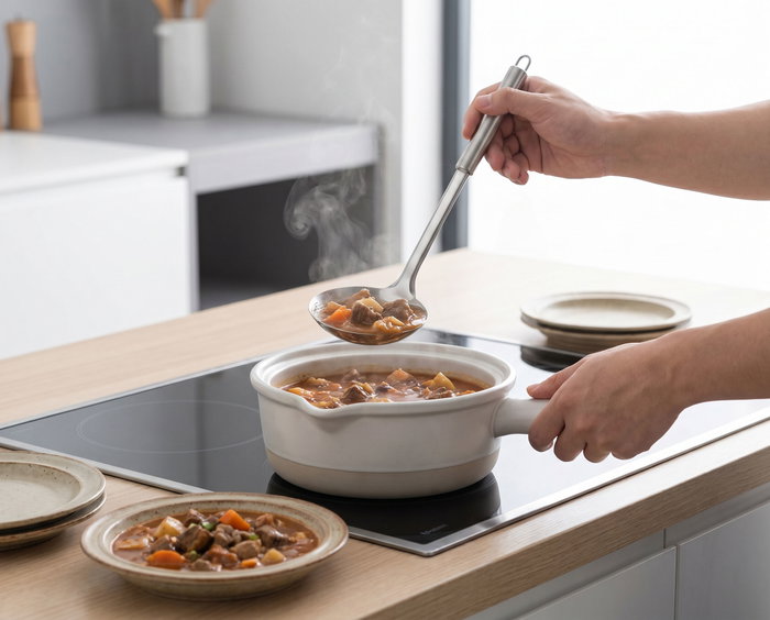 Quttin Set de 6 Utensilios de Cocina con Soporte Colección 341