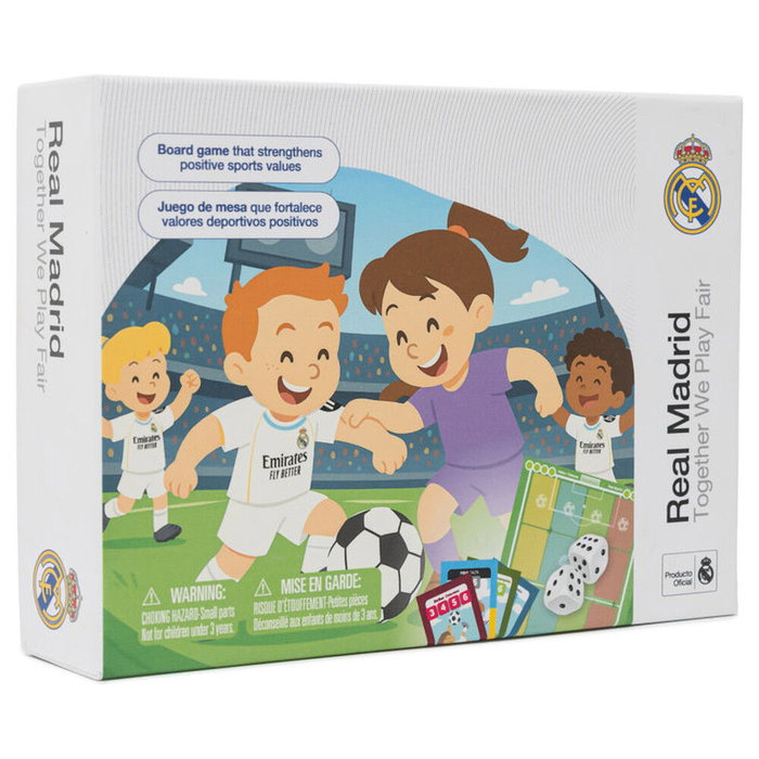 MINILAND Juego de mesa Juntos Jugamos Real Madrid