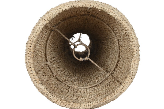 DKD Home Decor Pantalla Indonesia 1c24 Set de 3 Piezas Natural Fibra Trenzada 36 x 111 x 36 cm