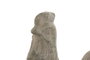 DKD Home Decor Figura de Gallina en Cemento Desgastado Gris