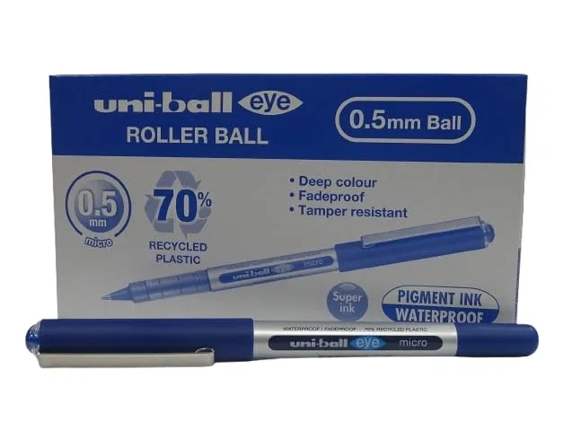 Uni-Ball UB-150E EYE MICRO 0,5 mm Azul (Caja de 12 unidades)