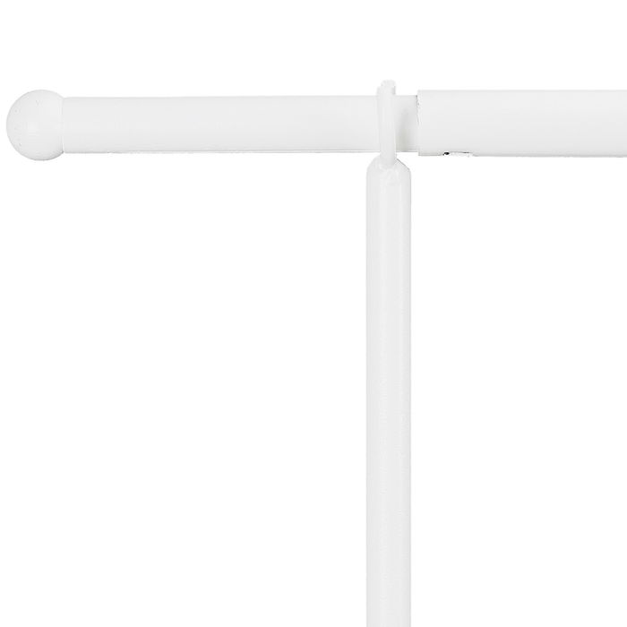 Home Deco Factory Barra Decorativa Mesa Blanca Ajustable Extensible Hierro 139-250cm