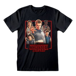 Heroes Inc Stranger Things Camiseta Characters in Glowing Box talla S